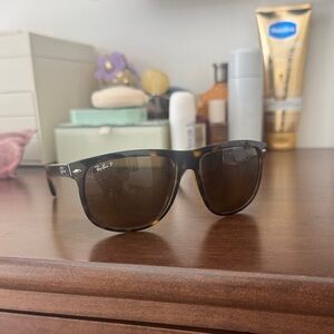 Ray-Ban Polarized Sunglasses - Tortoiseshell Brown Frame with Brown Lenses